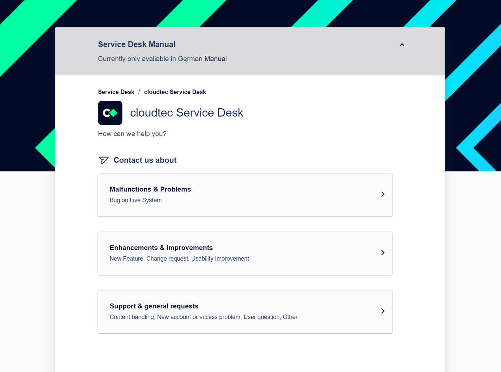 cloudtec Service Desk