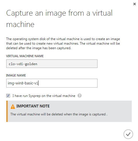 Capture Image in Azure after Sysprep — cloudtec AG